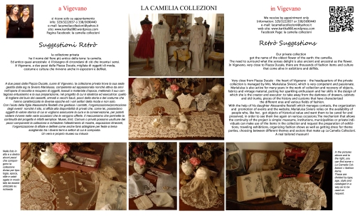 la camelia collezioni - brochure italiano e inglese